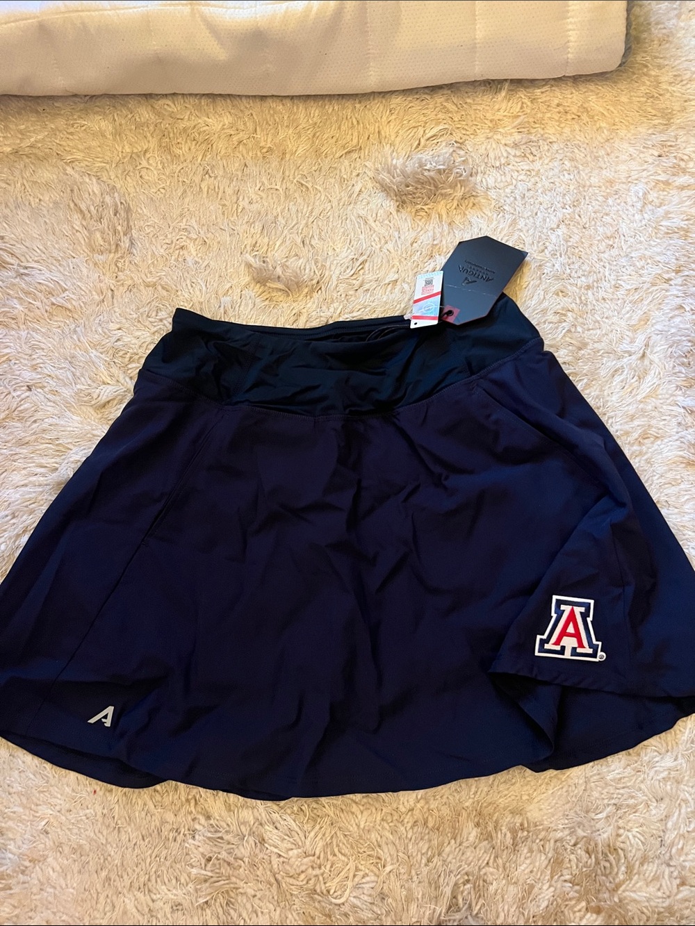 NWT Antigua Navy Blue Women's Skort with University of Arizona Patch